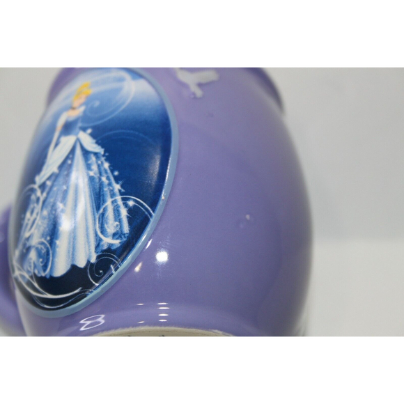 Disney Cinderella Raised Doves 3D Purple Bubble Embossed Coffee  Mug Cup 3.5” - Picture 11 of 12